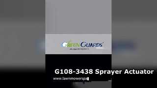 액추에이터 G108-3438은 Toro Multi-Pro 1200/1250/5700-D 잔디 스프레이어에 적합합니다.