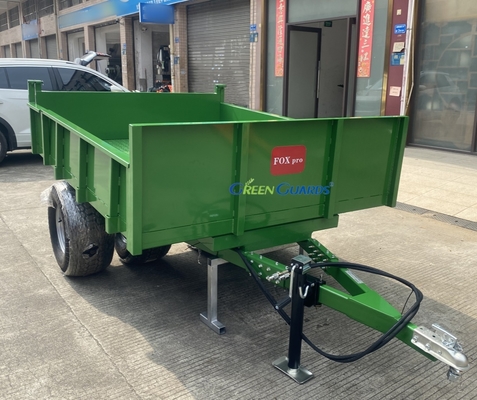 OEM 3-10 톤 PTO 구동 수압 농업 덤프 트레일러, 용량 210*160*30cm, 코어 타이어 조립 장치