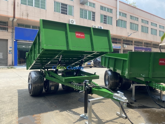 OEM 3-10 톤 PTO 구동 수압 농업 덤프 트레일러, 용량 210*160*30cm, 코어 타이어 조립 장치