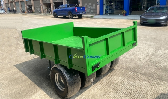OEM 3-10 톤 PTO 구동 수압 농업 덤프 트레일러, 용량 210*160*30cm, 코어 타이어 조립 장치