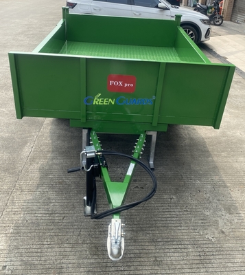 OEM 3-10 톤 PTO 구동 수압 농업 덤프 트레일러, 용량 210*160*30cm, 코어 타이어 조립 장치