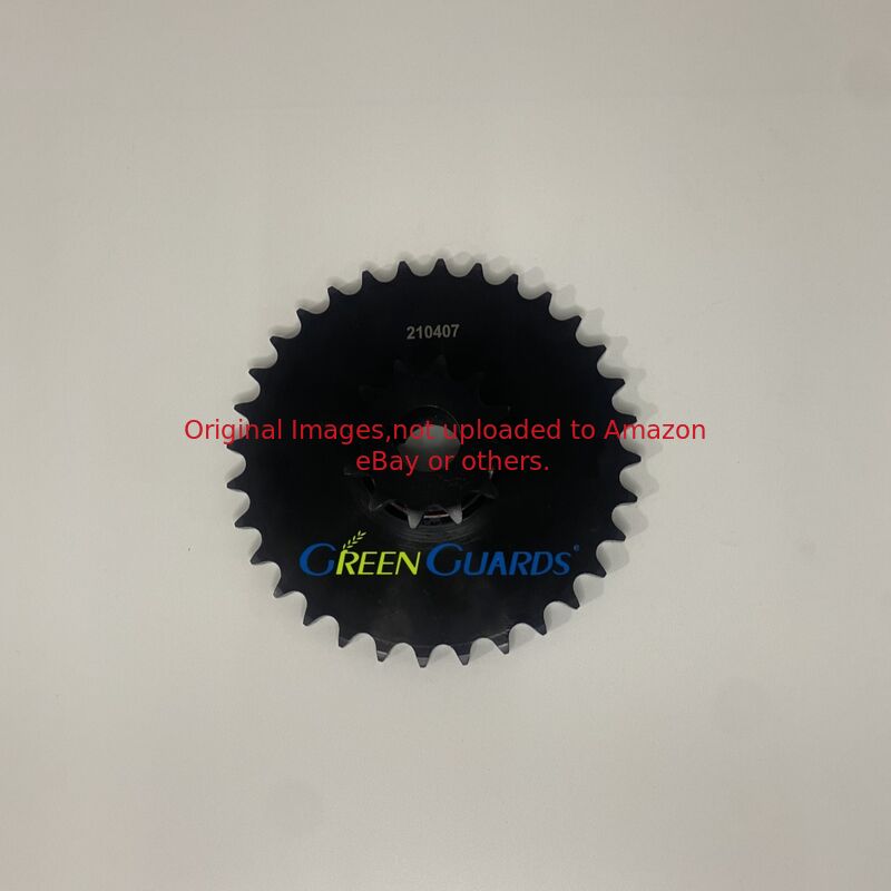 잔디 장비 부품 이중 스프로킷 32개 톱니 & 12개 톱니 G210407 Millcreek 3100/3200 터프 타이거 살포기용